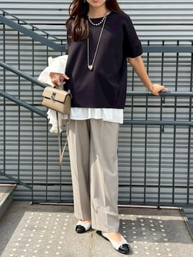 「Emma Taylor（エマテイラー）のアイテム」を使った、STYLEDOORさん（レディース・162cm）の春コーディネート