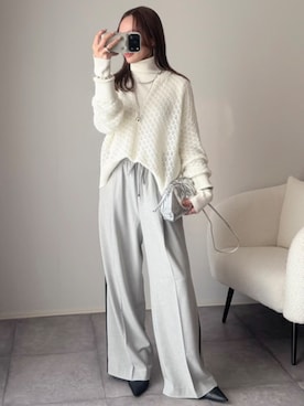 STYLEDOORさん（レディース・157cm）の冬コーディネート