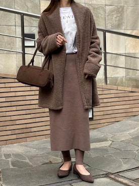 「アイテム（レギンス/スパッツ）」を使った、STYLEDOORさん（レディース・158cm）の秋コーディネート