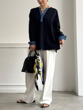 「Emma Taylor（エマテイラー）のアイテム」を使った、STYLEDOORさん（レディース・157cm）の冬コーディネート