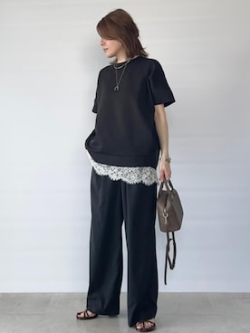 「Emma Taylor（エマテイラー）のアイテム」を使った、STYLEDOORさん（レディース・158cm）の夏コーディネート