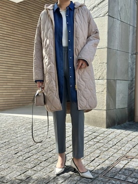 「アイテム（その他アウター）」を使った、STYLEDOORさん（レディース・165cm）の秋コーディネート