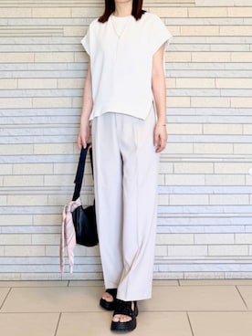 「Emma Taylor（エマテイラー）のアイテム」を使った、STYLEDOORさん（レディース・170cm）の夏コーディネート