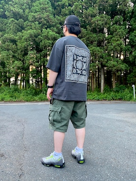 「TIMELY WARNING（タイムリーワーニング）のアイテム」を使った、junky さん（メンズ・165cm）の夏コーディネート