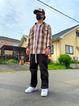 「チープカシオ」｜「アイテム（キャップ）」を使った、junky さん（メンズ・165cm）の夏コーディネート
