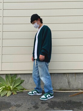 「Right-on（ライトオン）のアイテム（ニットキャップ/ビーニー）」を使った、junky さん（メンズ・165cm）の秋コーディネート