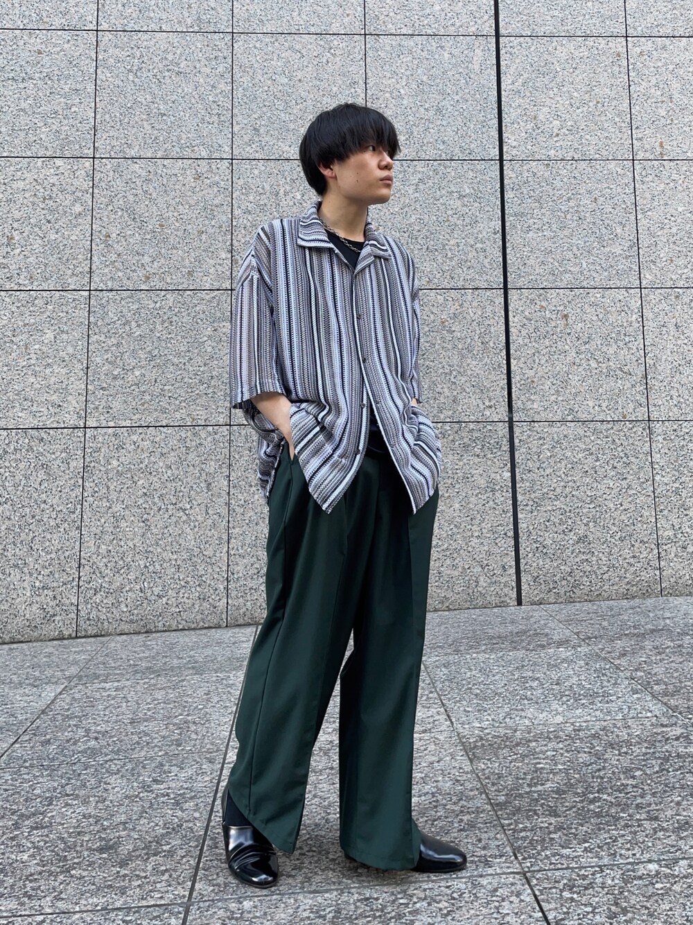 HOMME PLISSE ISSEY MIYAKE ドルマンシャツ（オムプリッセ イッセイ  