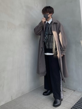 「LAD MUSICIAN（ラッドミュージシャン）のアイテム（その他）」を使った、Gentaさん（メンズ・170cm）の冬コーディネート