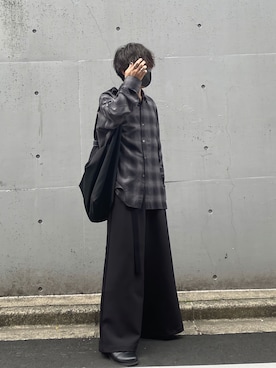 「LiNoH（リノー）のアイテム（ブーツ）」を使った、Gentaさん（メンズ・170cm）の春コーディネート