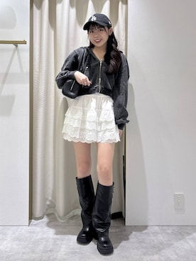 「Heather（ヘザー）のアイテム（その他パンツ）」を使った、ちなさん（レディース・159cm）の秋コーディネート