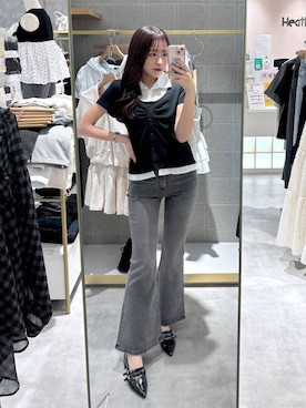 ちなさん(レディース・159cm)の夏コーディネート