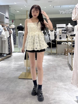 ちなさん(レディース・159cm)の夏コーディネート