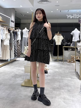 「Heather（ヘザー）のアイテム」を使った、ちなさん（レディース・159cm）の夏コーディネート