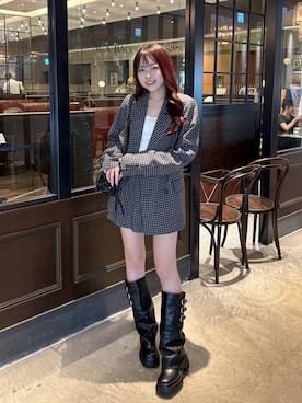 ちなさん（レディース・159cm）の秋コーディネート