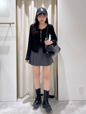 「Heather（ヘザー）のアイテム（ニット/セーター）」を使った、ちなさん（レディース・159cm）の秋コーディネート