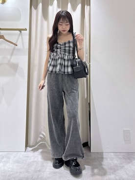 「アイテム（ドレスシューズ）」を使った、ちなさん（レディース・159cm）の秋コーディネート