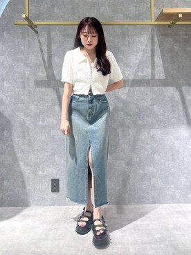 ちなさん（レディース・159cm）の夏コーディネート