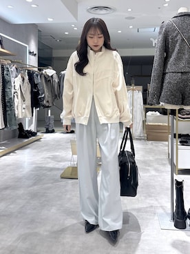 「Heather（ヘザー）のアイテム（バッグ）」を使った、ちなさん（レディース・159cm）の春コーディネート