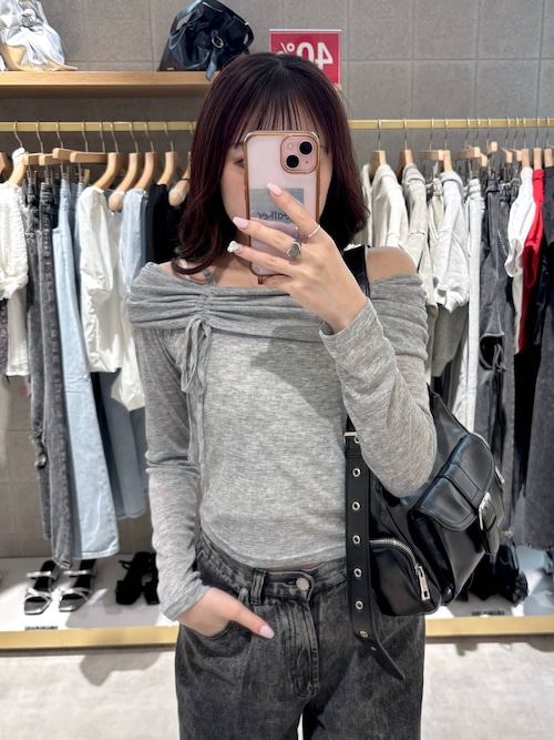 セール】ちな企画 アソートオフショルカットソー 583659（Tシャツ