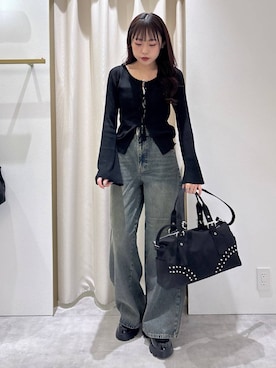 「アイテム（ドレスシューズ）」を使った、ちなさん（レディース・159cm）の秋コーディネート