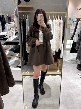 「アイテム（キャミソール）」を使った、ちなさん（レディース・159cm・20代）の秋コーディネート