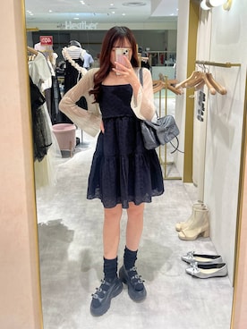 ちなさん（レディース・159cm）の夏コーディネート