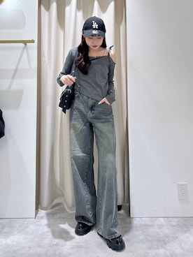 「アイテム（ドレスシューズ）」を使った、ちなさん（レディース・159cm）の秋コーディネート