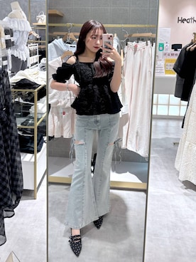 ちなさん(レディース・159cm)の夏コーディネート