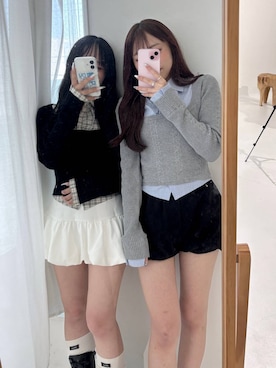 「Heather（ヘザー）のアイテム（パンツ）」を使った、ちなさん（レディース・159cm）の秋コーディネート