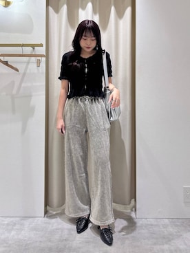 「アイテム（スウェットパンツ）」を使った、ちなさん（レディース・159cm・20代）の夏コーディネート