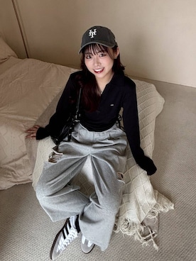 「Heather（ヘザー）のアイテム（Tシャツ/カットソー）」を使った、ちなさん（レディース・159cm）の夏コーディネート