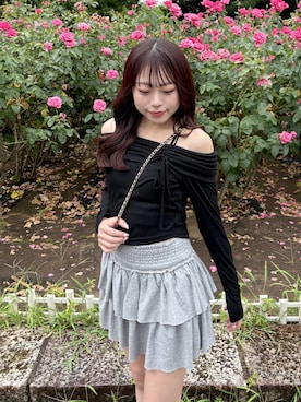 「Heather（ヘザー）のアイテム」を使った、ちなさん（レディース・159cm）の夏コーディネート