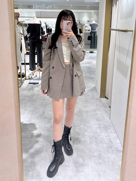 「アイテム（キャミソール）」を使った、ちなさん（レディース・159cm・20代）の夏コーディネート