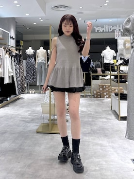 ちなさん(レディース・159cm)の夏コーディネート