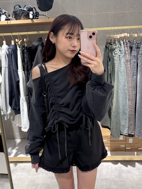 「Heather（ヘザー）のアイテム（その他パンツ）」を使った、ちなさん（レディース・159cm）の秋コーディネート