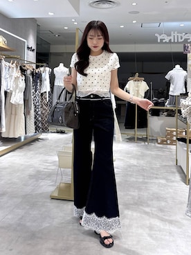 ちなさん（レディース・159cm）の夏コーディネート