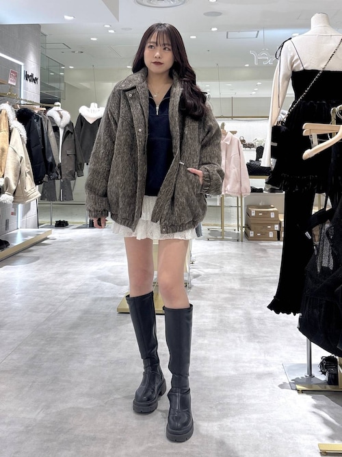 スタンドシャギーミドルブルゾン　282293