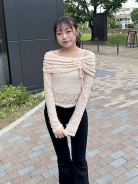 「Heather（ヘザー）のアイテム」を使った、ちなさん（レディース・159cm）の夏コーディネート