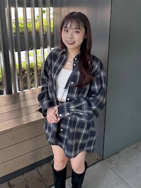 「Heather（ヘザー）のアイテム（その他パンツ）」を使った、ちなさん（レディース・159cm）の秋コーディネート