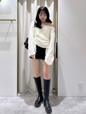 「Heather（ヘザー）のアイテム（その他パンツ）」を使った、ちなさん（レディース・159cm）の秋コーディネート