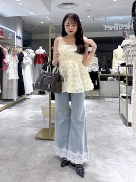 ちなさん（レディース・159cm）の夏コーディネート