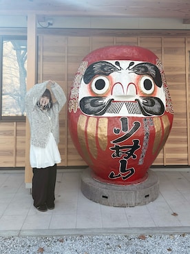 「lawgy」｜ま ろ んさん（レディース・156cm）の冬コーディネート