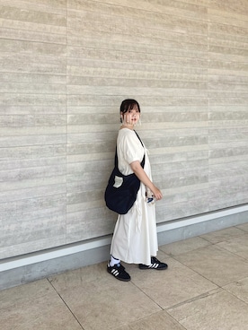 「ehka sopo（エヘカソポ）のアイテム（ワンピース/ドレス）」を使った、ま ろ んさん（レディース・156cm）の夏コーディネート