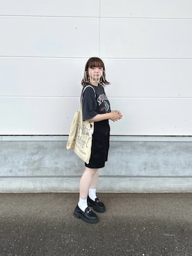 「GUコーデ」｜「アイテム（ローファー）」を使った、ま ろ んさん（レディース・156cm）の夏コーディネート