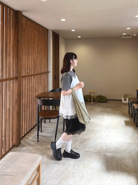 「Kastane（カスタネ）のアイテム（ハンドバッグ）」を使った、ま ろ んさん（レディース・156cm）の秋コーディネート