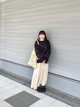 「idem（イデム）のアイテム」を使った、ま ろ んさん（レディース・156cm）の春コーディネート