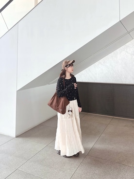 「Kastane（カスタネ）のアイテム（バッグ）」を使った、ま ろ んさん（レディース・156cm）の春コーディネート