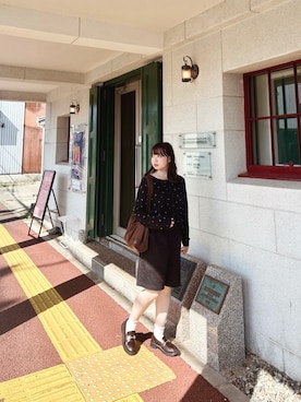 「Kastane（カスタネ）のアイテム（バッグ）」を使った、ま ろ んさん（レディース・156cm）の春コーディネート