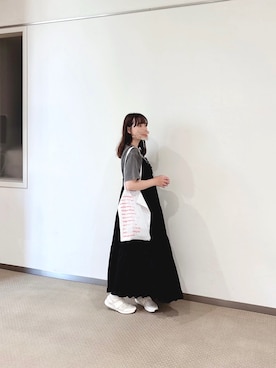 「ehka sopo（エヘカソポ）のアイテム（ワンピース/ドレス）」を使った、ま ろ んさん（レディース・156cm）の春コーディネート
