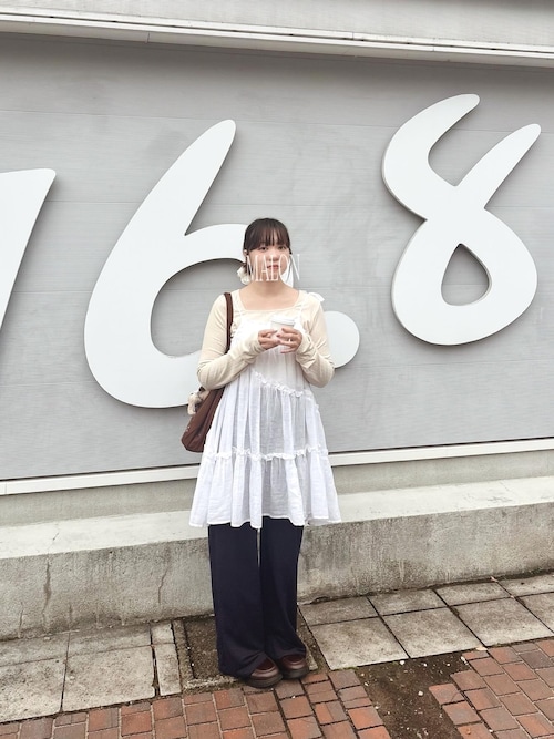 Kastane(カスタネ)の「インド綿ティアードチュニック(チュニック Kastane(カスタネ)の「インド綿ティアードチュニック(チュニック